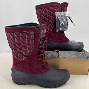 The North Face Thermoball Utility Mid Boots Red Size US 11 NEW w/ BOX